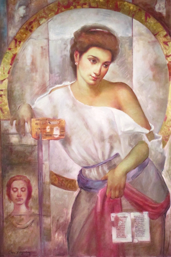 A girl in ancient Greek Style 