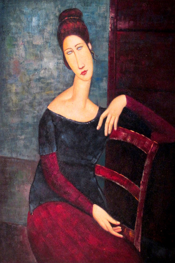 The Artist's Wife by Amedeo Modigliani, 1918 (Reproduction) 