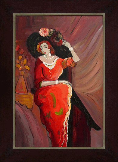 Lady In Red Dress
