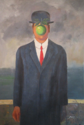 Portrait after Magritte by Barry Liu