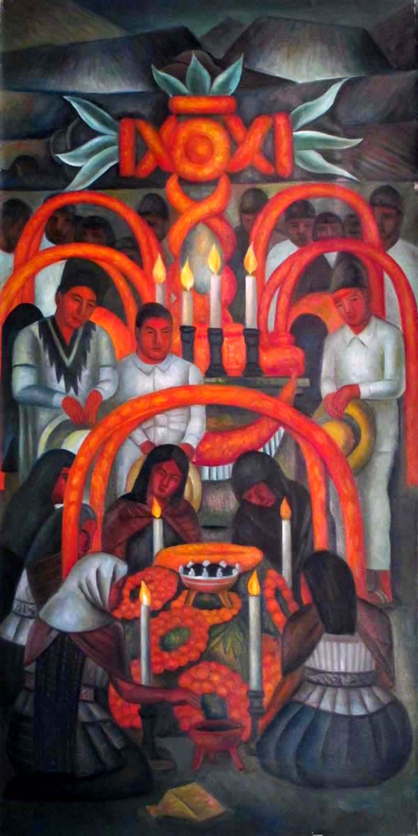 Studying Diego Rivera