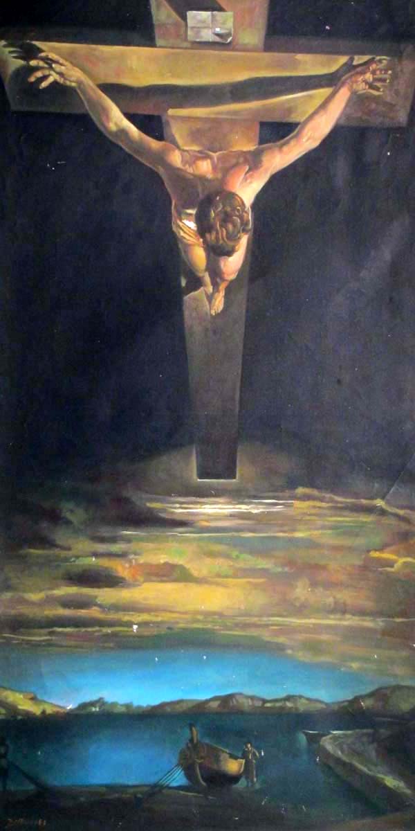 Christ of saint john of the cross,Reproduction of  Salvador Dali 