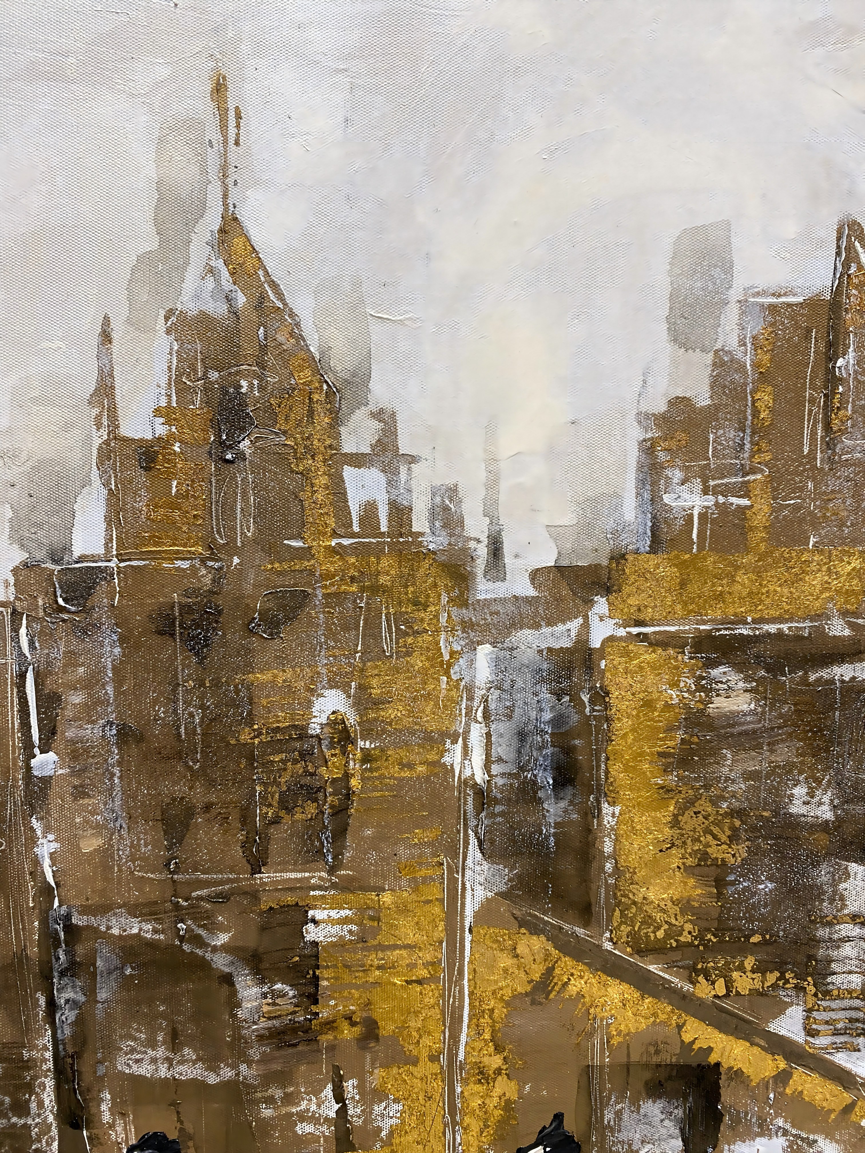 Golden City in Mist