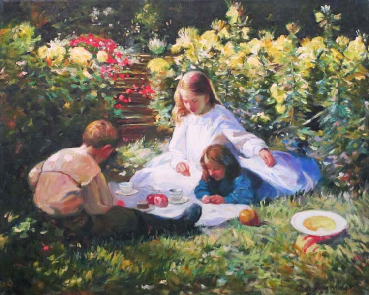 Small picnic in the yard