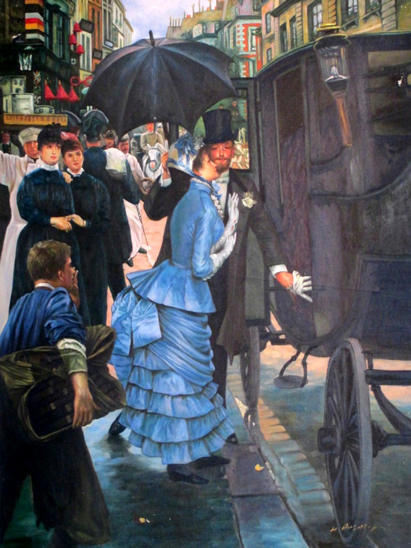  Studying James Tissot The Bridesmaid