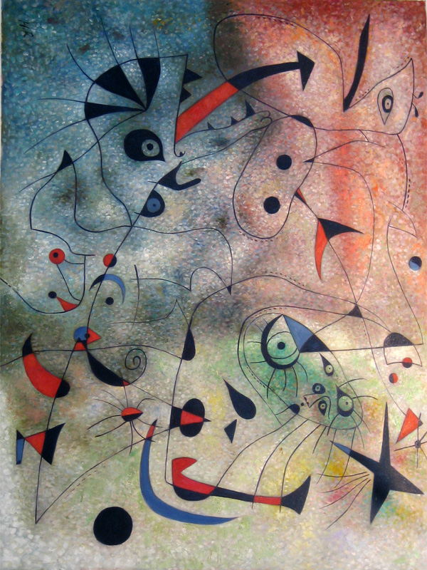 Abstract #5 Reproduction of J. Miro