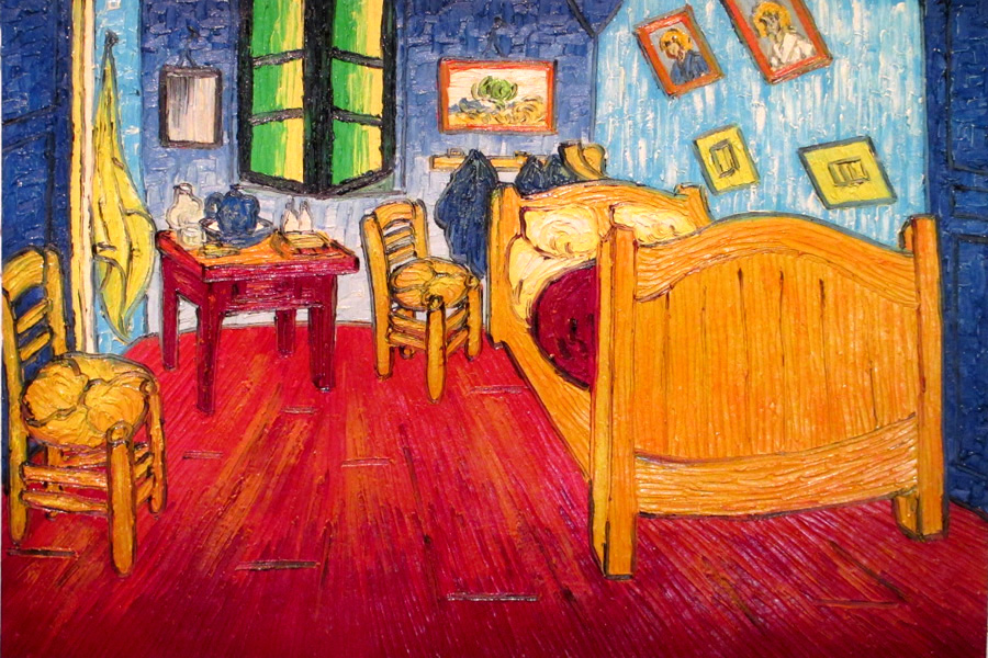 Bedroom in Arles, Study of Van Gogh (Reproduction)