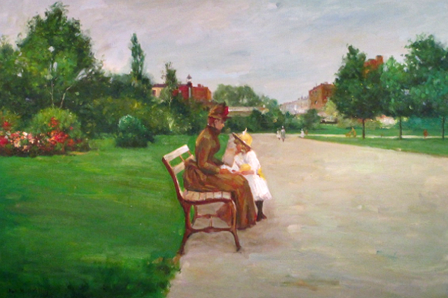 Mother and Child in park