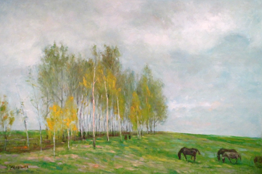 A Country view,   by  Zhouwei 