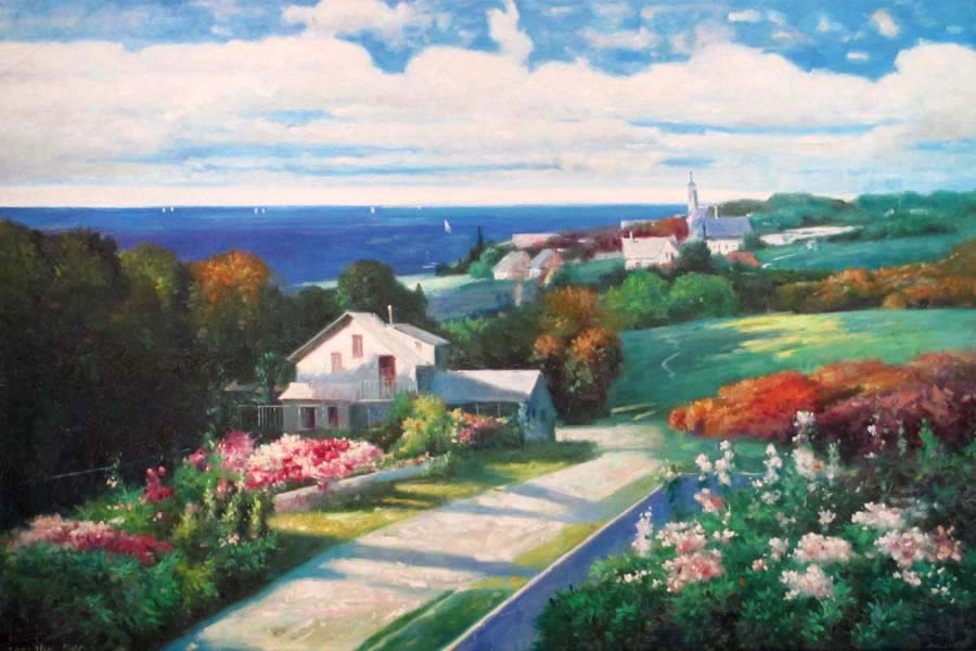 A village by the seaside