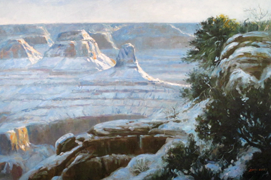 Winter Grand Canyon,   by  Zhouwei 