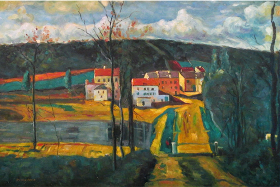 A road to village