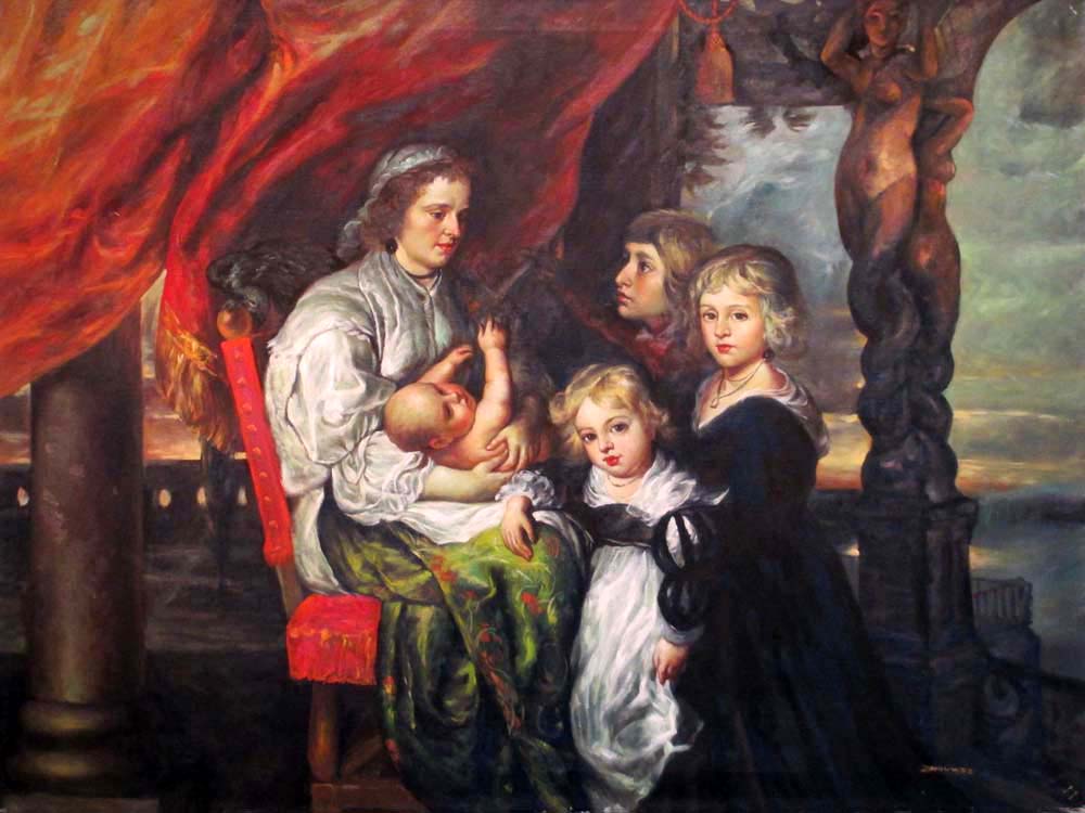 Mother and children   by  Zhouwei 