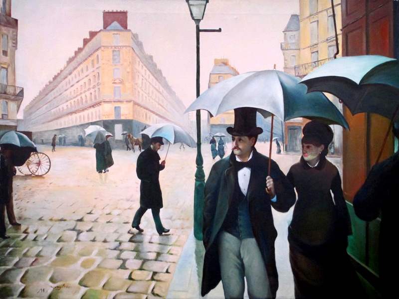 Paris Street, Rainy Day (Reproduction of G. Caillebotte) By Other Artist