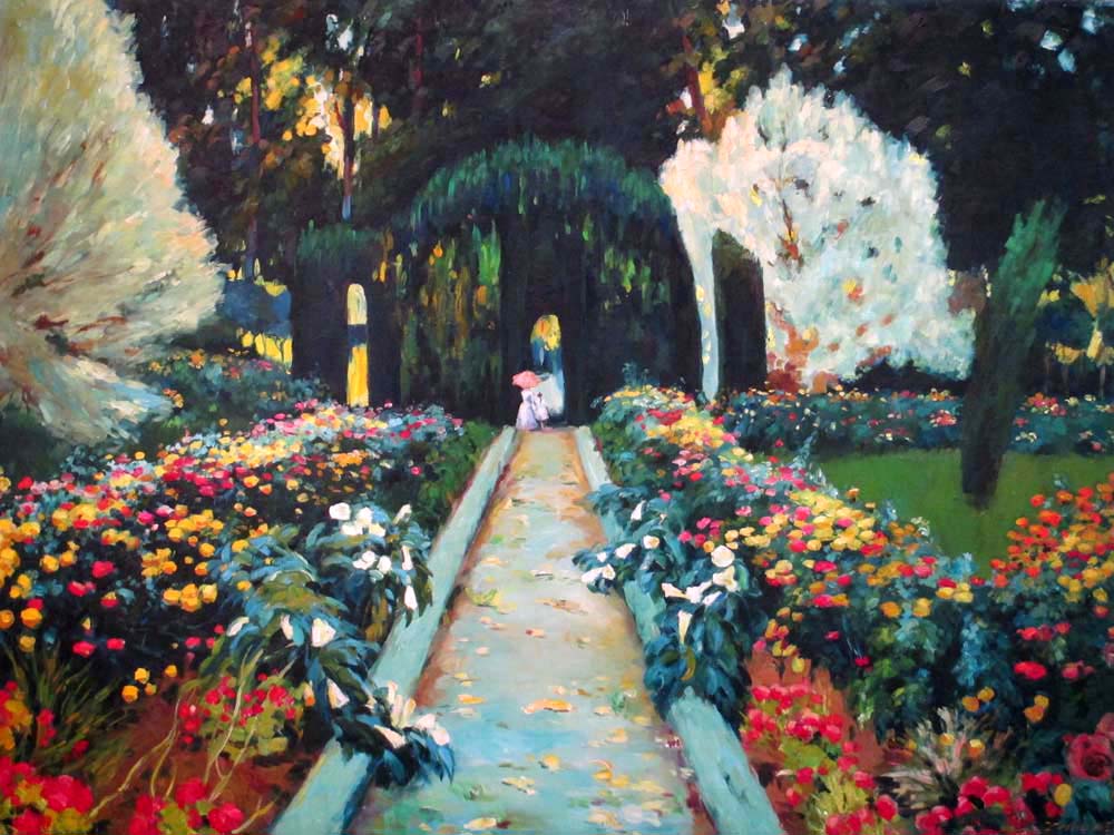 Garden,  studying by  Zhouwei 