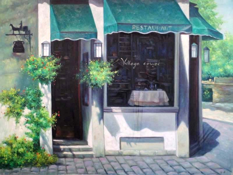 Front Store at corner, by Jean B