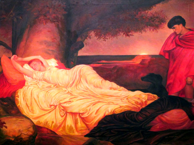 Cymon and Iphigenia, 1884,  After Leighton, Frederic