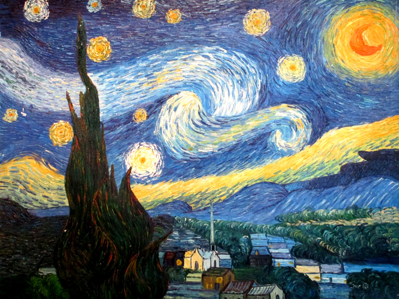 The Starry Night, Studying Van Gogh