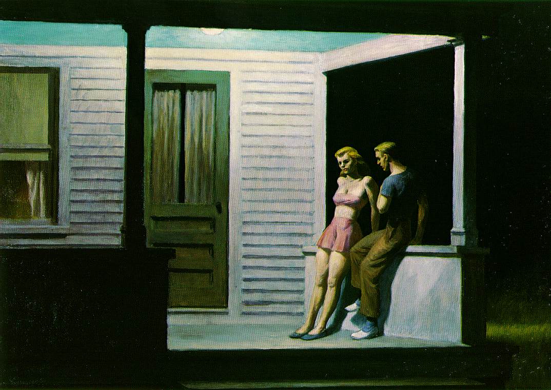 Edward Hopper Summer evening 24x20 inches