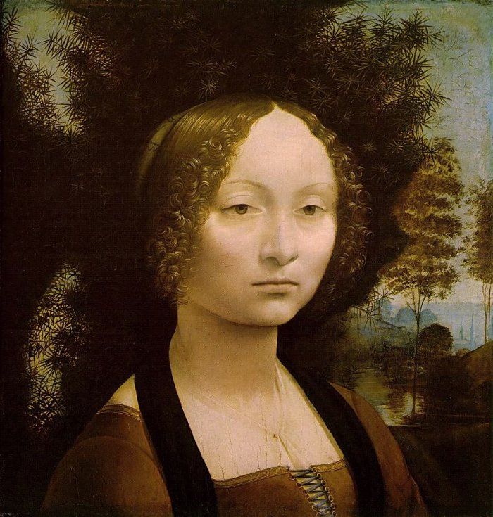 Ginevra de' Benci By Leonardo da Vinci - Reproduction