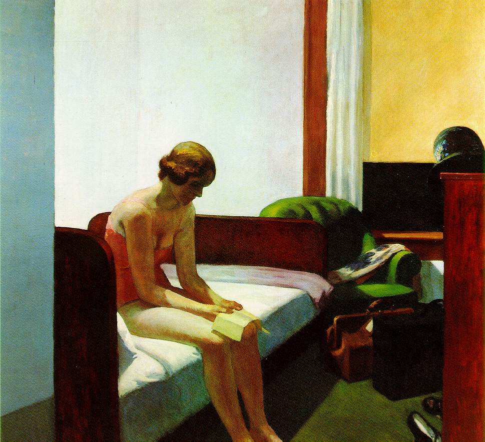 Edward Hopper Hotel-Room, 24x20 inches