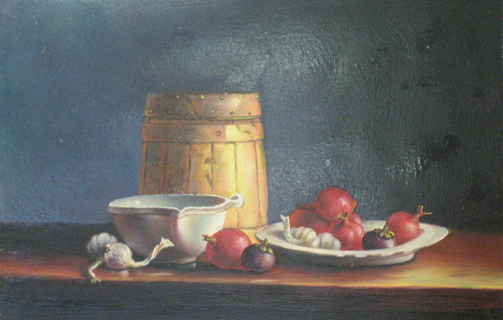 Bucket with Red Onion