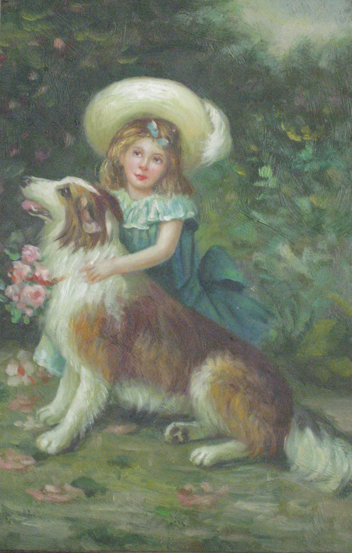 Girl with Dog