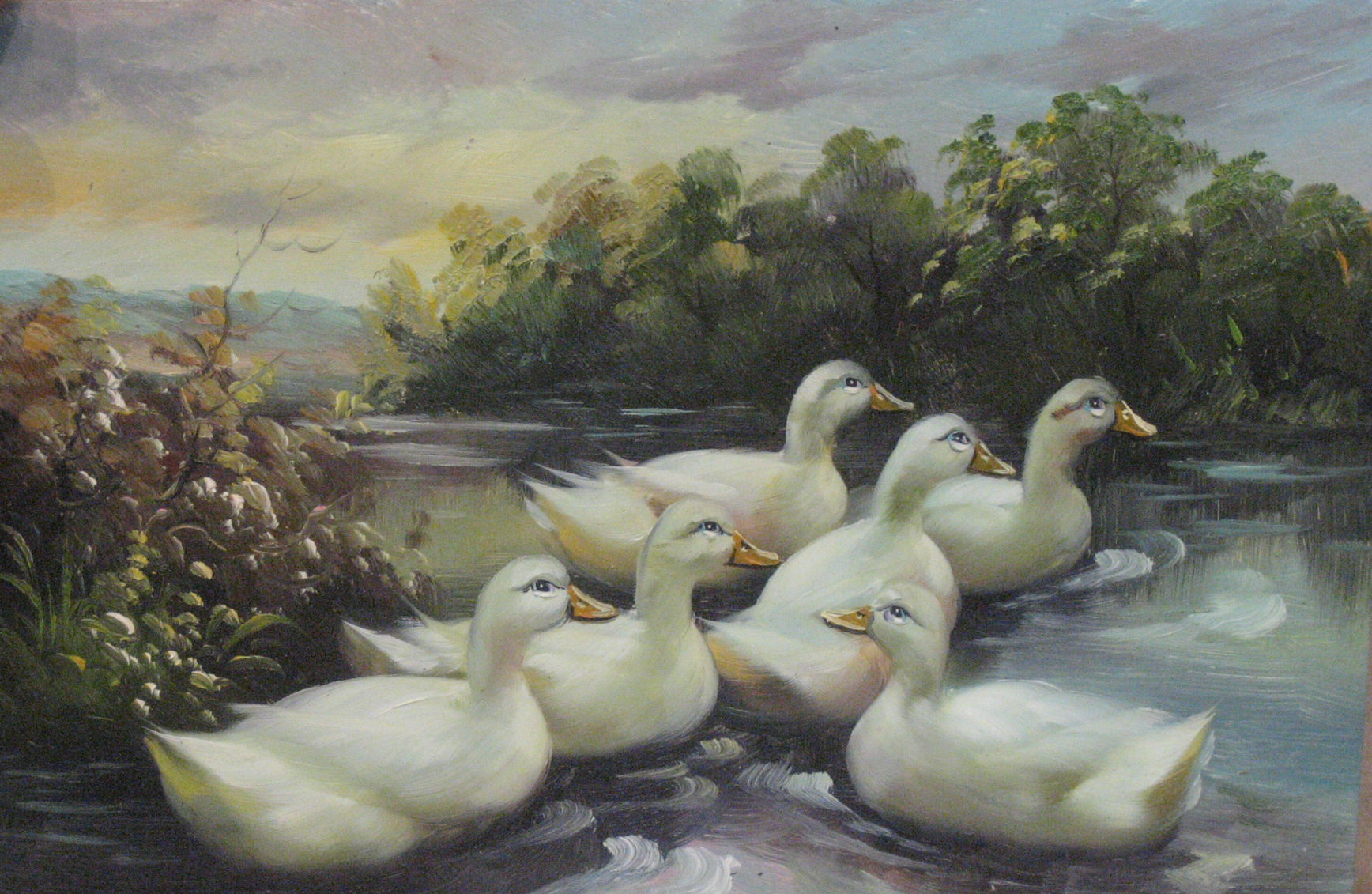 Six Duck,7x5 inches