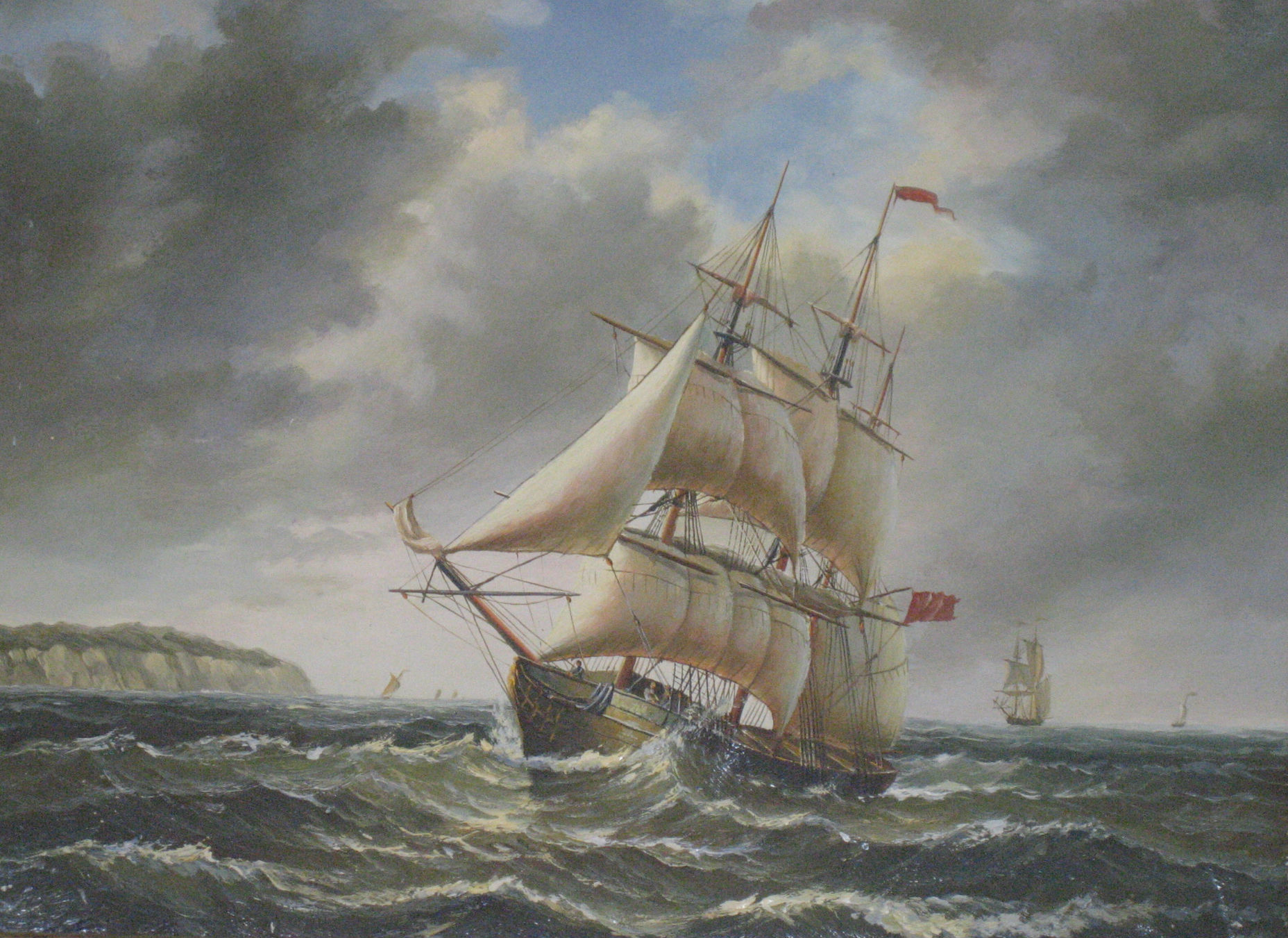 Wind and Waves in the Ship,10x8 inches