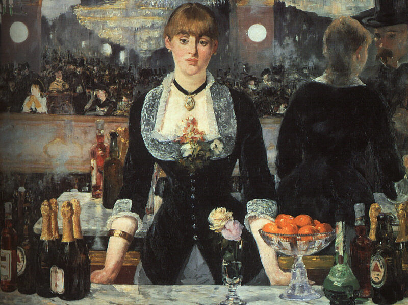 Edouard Manet Bar at the Folie Berg&egrave;re 40x30 inches