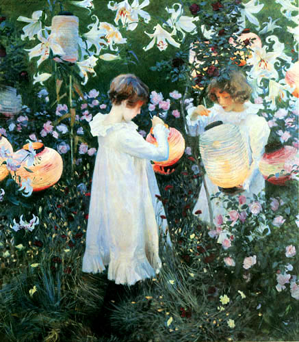 John Singer Sargent Carnation, Lily, Lily, Rose, 30x40 inches
