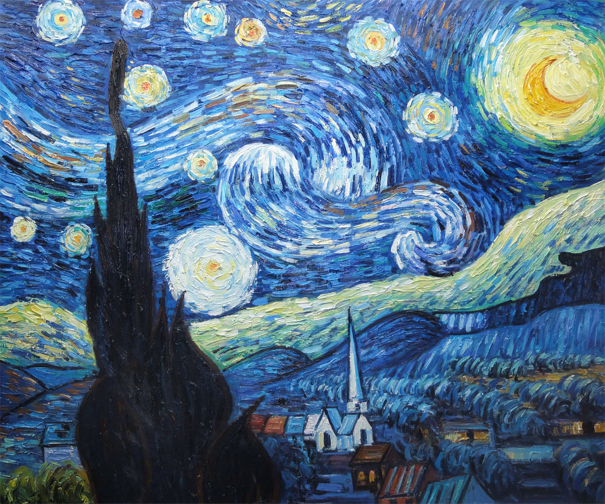 Starry Night &ndash; After Vincent Van Gogh