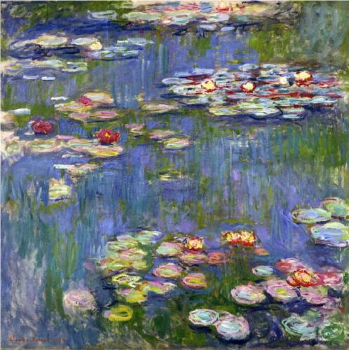 Claude Monet Water Lilies 40x30 inches